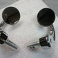 Joker Machine Chrome Billet 2-1/4 Bar End Mirrors Stem Type C 070703-1
