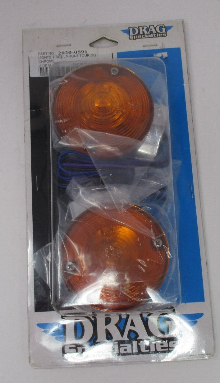 Drag Specialties  Replacement Touring Front Turn Signals   2020-0591