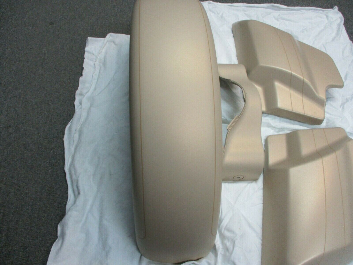 Harley Davidson OEM FLHX F/Fender Side Covers Skirt Sand Camo Denim 58900073DTR