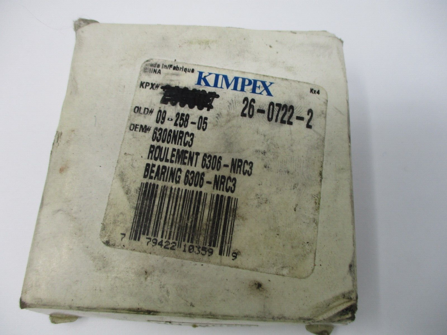Kimpex Bearing 6306NRC3