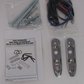 Drag Specialties Chrome Rear Turn Signal Relocation Kit 2020-0409