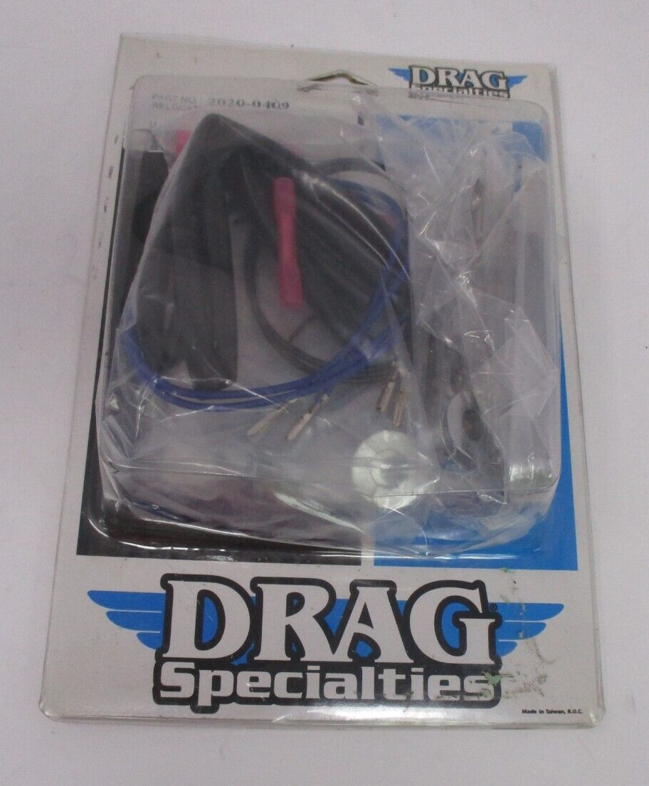 Drag Specialties Chrome Rear Turn Signal Relocation Kit 2020-0409