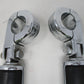 Harley Davidson OEM Chrome Billet Highway Pegs and Mounting Clamps 50957-02C