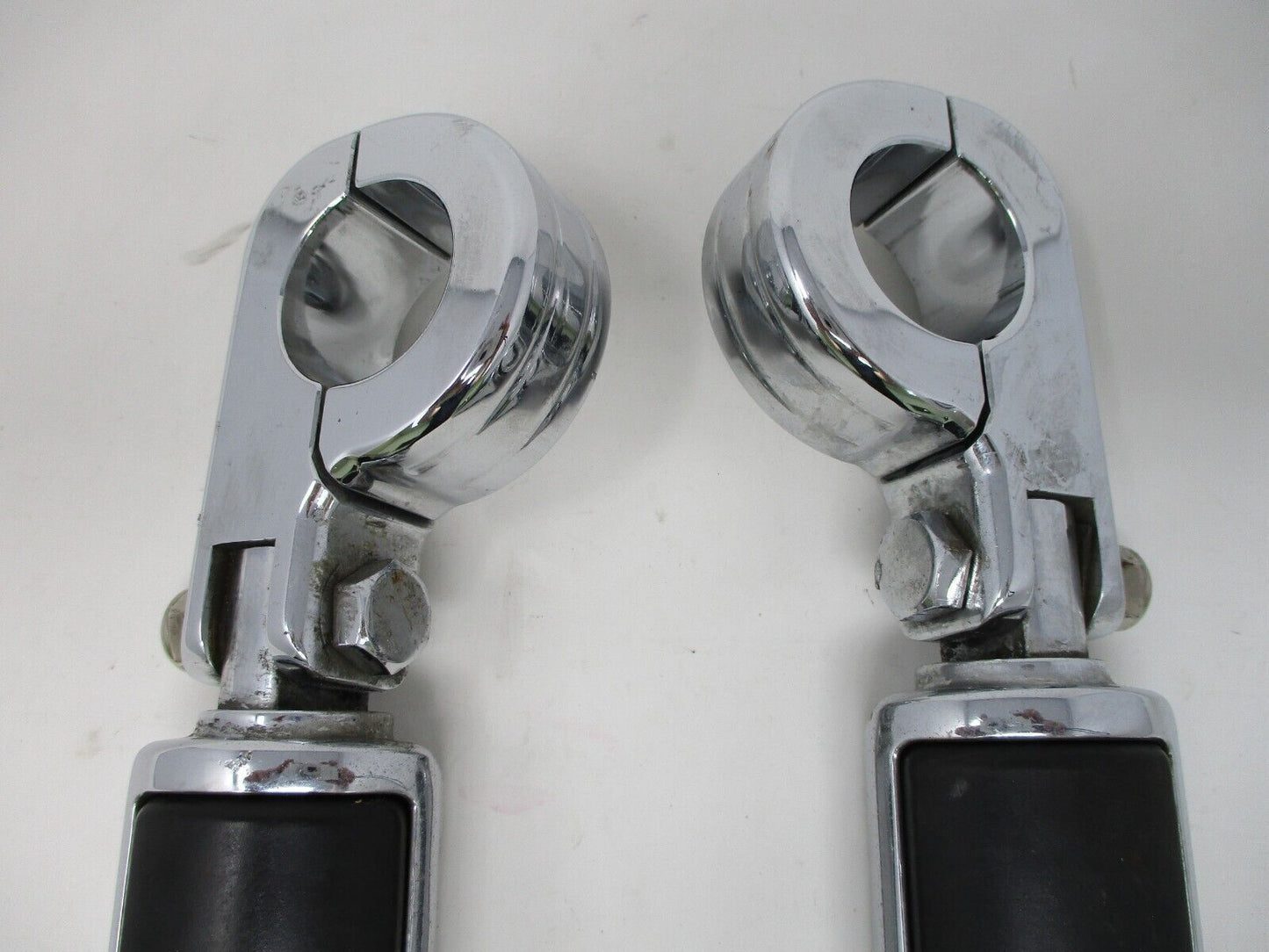 Harley Davidson OEM Chrome Billet Highway Pegs and Mounting Clamps 50957-02C
