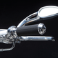 Apollo 13 Mirrors By Rebuffini Solid Chrome Billet 746712 fits Harley Davidson