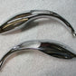 Apollo 13 Mirrors By Rebuffini Solid Chrome Billet 746712 fits Harley Davidson