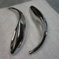 Apollo 13 Mirrors By Rebuffini Solid Chrome Billet 746712 fits Harley Davidson