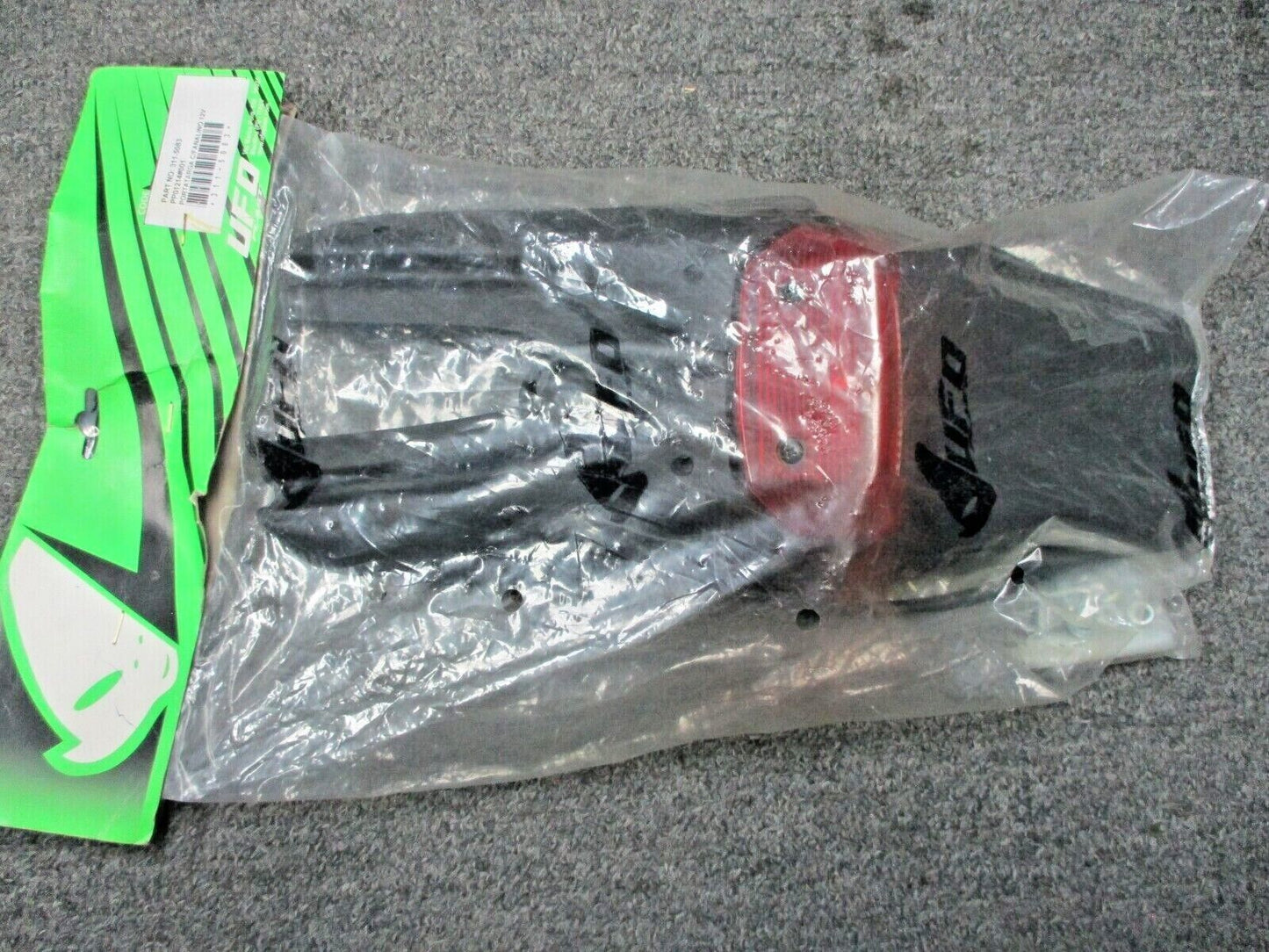 UFO Enduro Rear Fender Plate Holder with 12 Volt light PPO1214