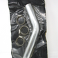 Dyna Chrome Rear Heat Shield for Dyno Power Stagger Dual Exhaust