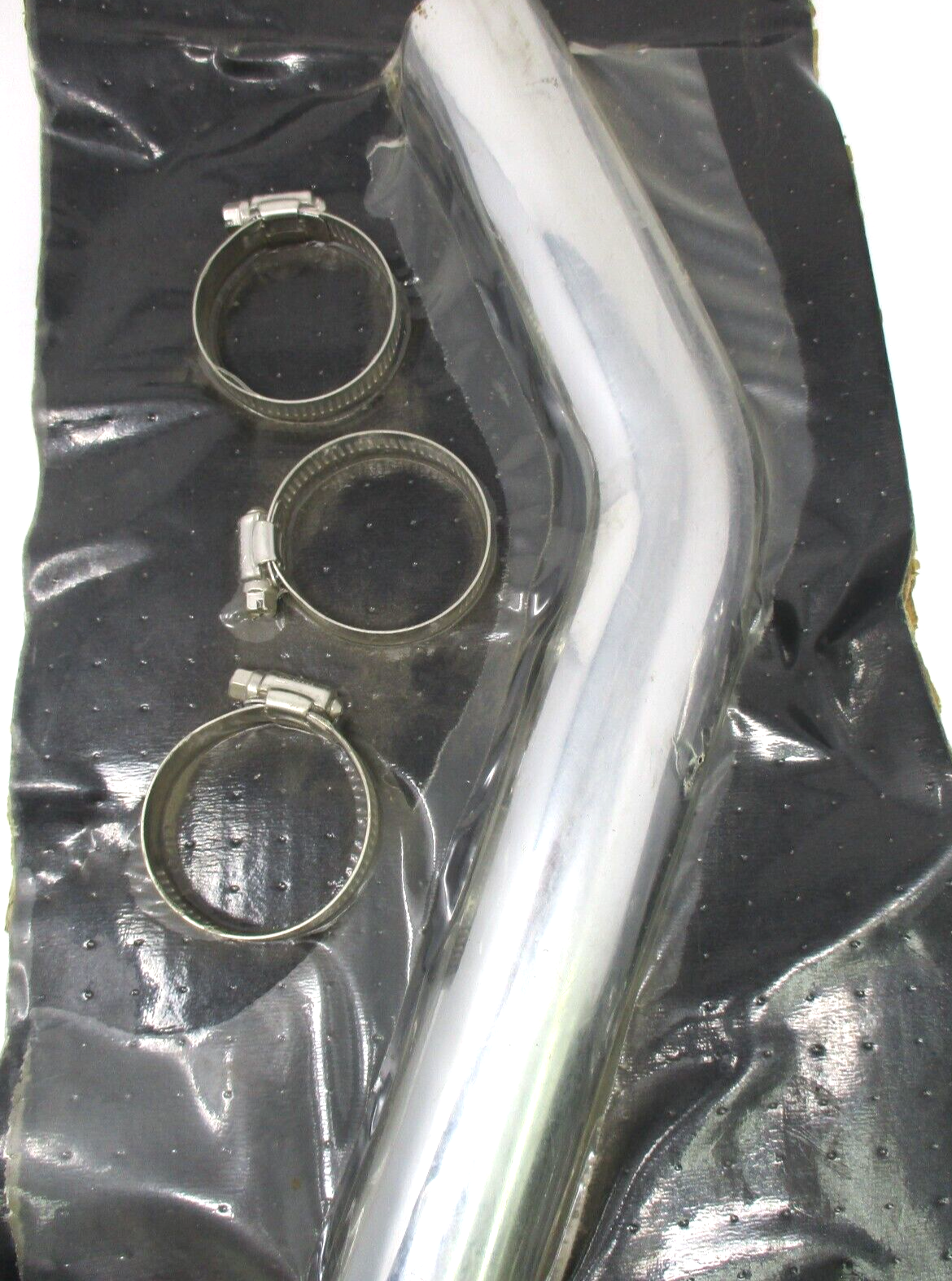 Dyna Chrome Rear Heat Shield for Dyno Power Stagger Dual Exhaust