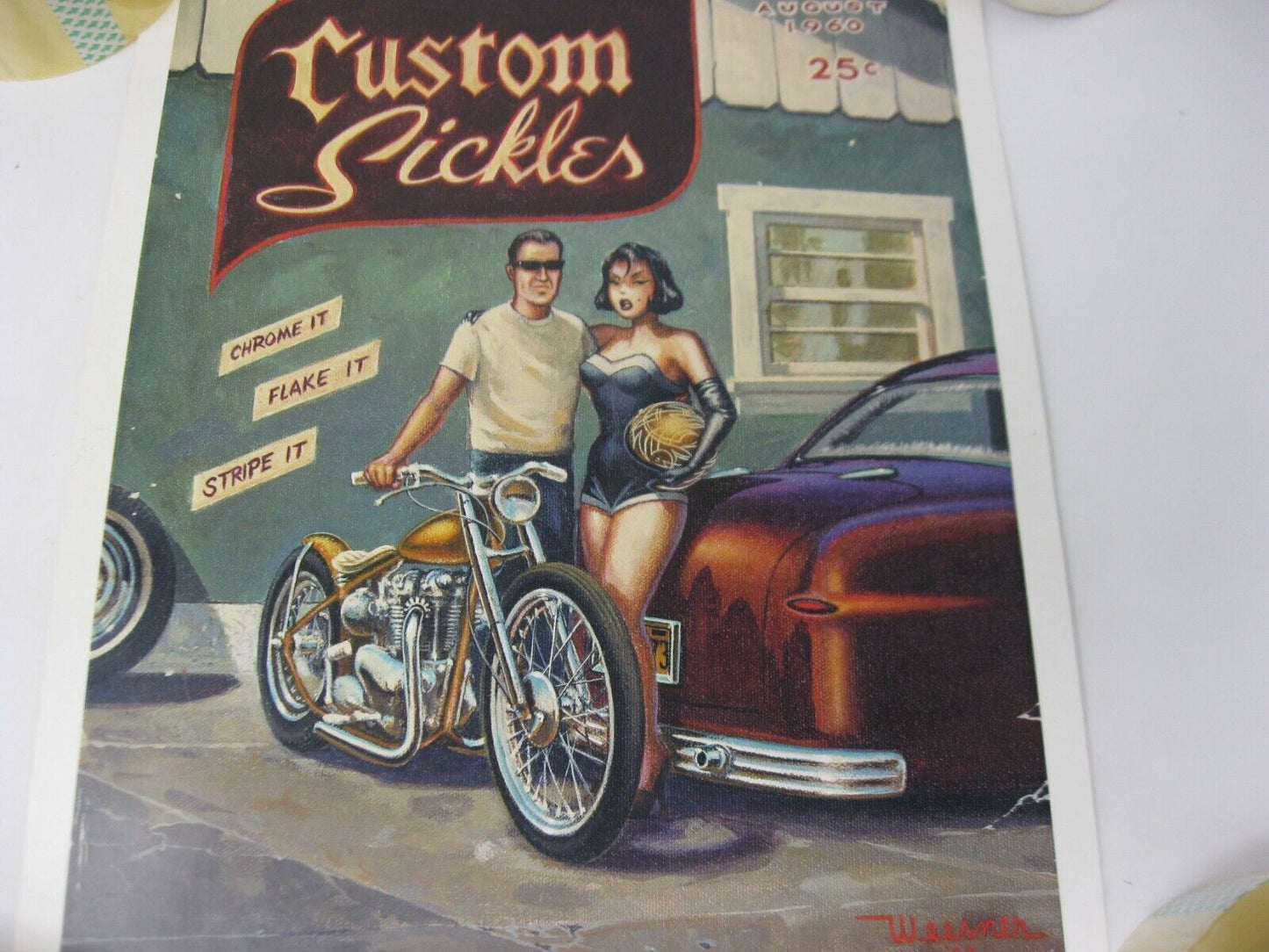 Keith Weesner Custom Sickles Signed Print
