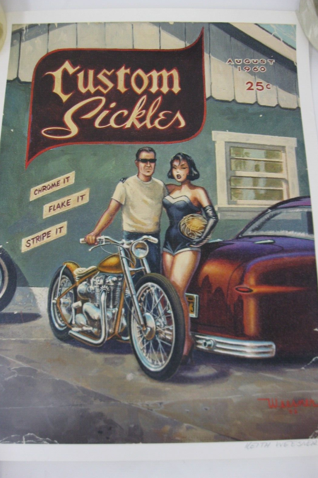 Keith Weesner Custom Sickles Signed Print