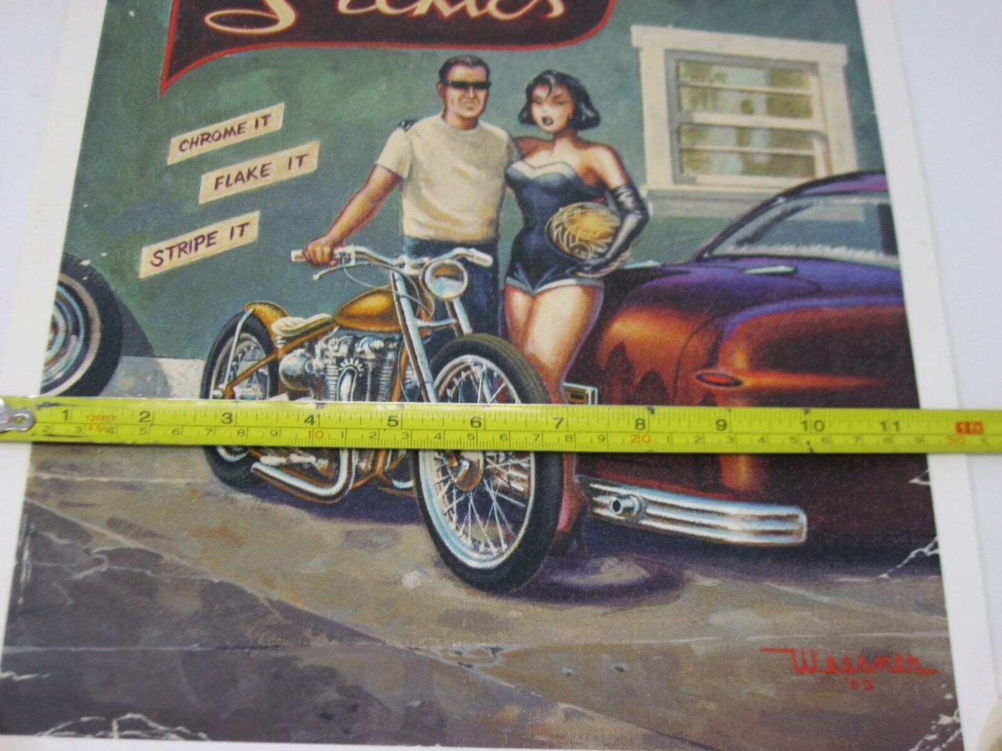 Keith Weesner Custom Sickles Signed Print