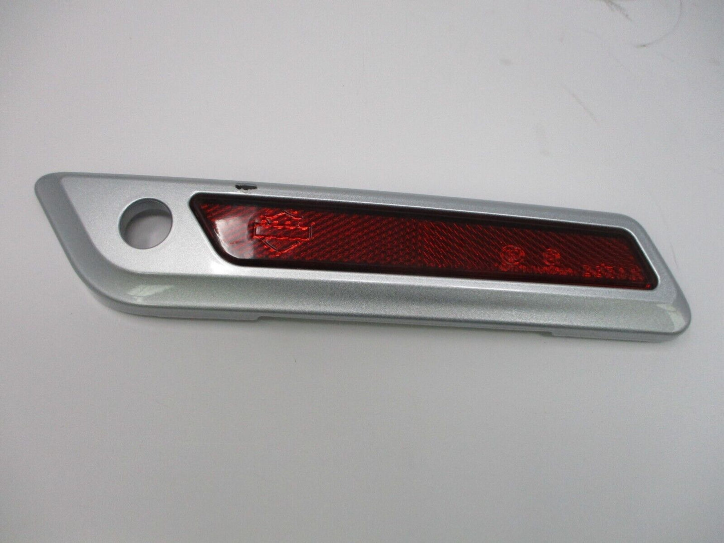 Harley Davidson OEM Left Saddlebag Latch Cover Silver 90200983/90200448