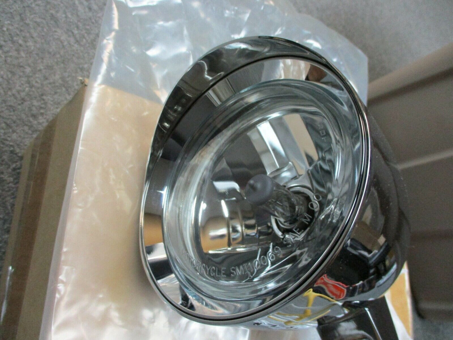 Mid USA Custom Headlight Assembly 11044 Chrome 4 1/2" by 6 1/2" Long