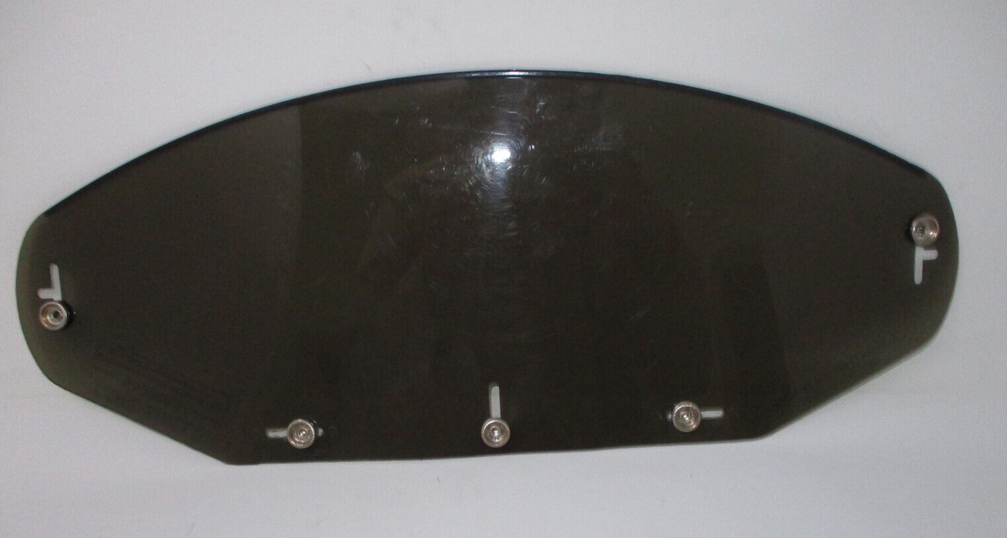 Paulson Flat Face Shield Five Snap Smoke 3TP Veso-8  1402200