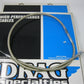 Drag Specialties  53" Stainless Braided High Efficiency Clutch Cable - 5322350HE