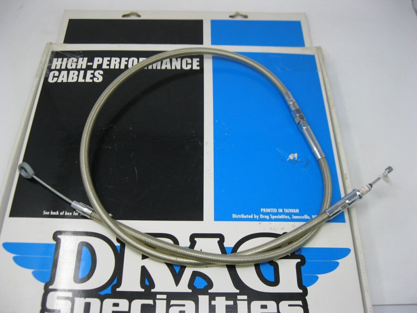 Drag Specialties  53" Stainless Braided High Efficiency Clutch Cable - 5322350HE