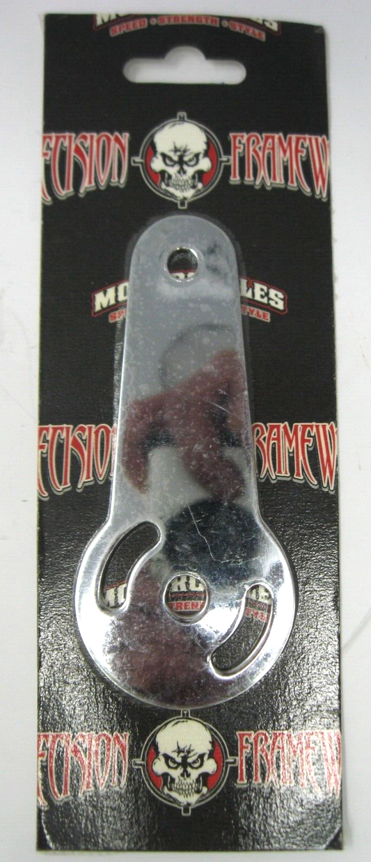 Unbranded Harley Chrome Flat Turn Signal Bracket (1) Similar to 68527-63 PFX0126