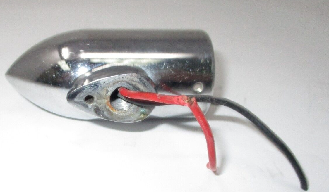 Chrome Mini Bullet Style Motorcycle Turn Signals Unknown Fitment