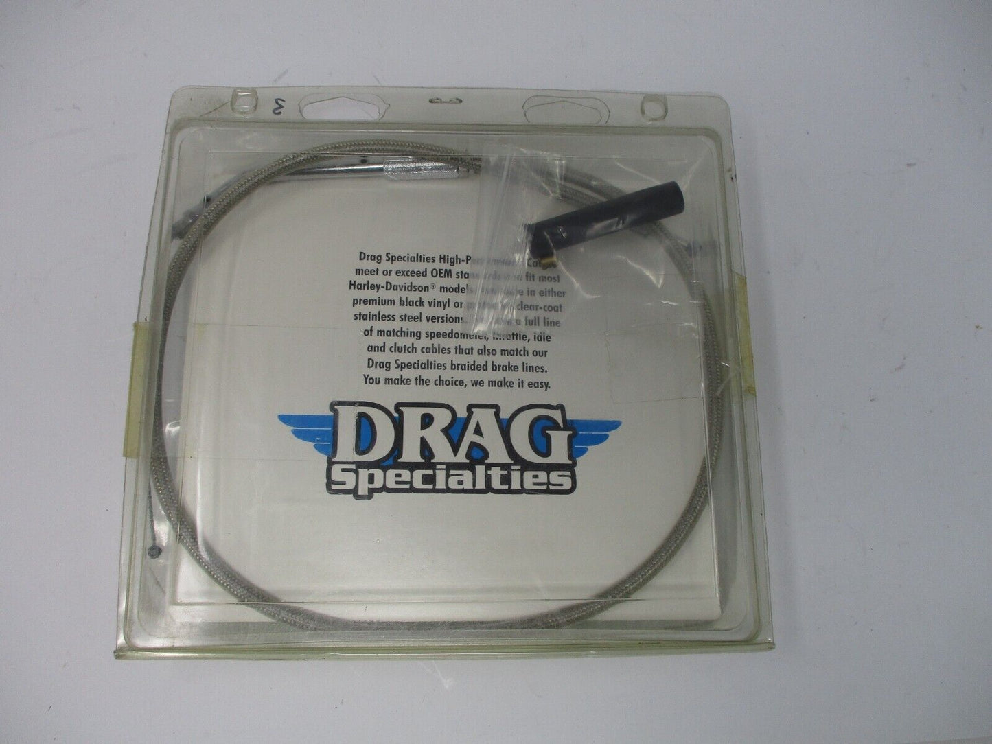 Drag Specialties S/STEEL XL THROTTLE CABLE 617064