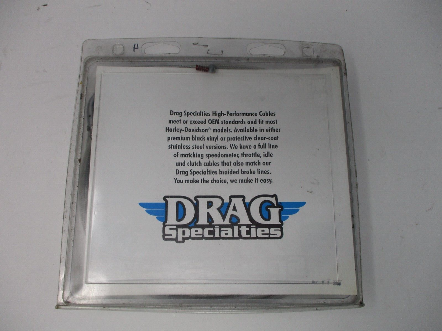 Drag Specialties 96-UP 47.5" S/S IDLE CABLE