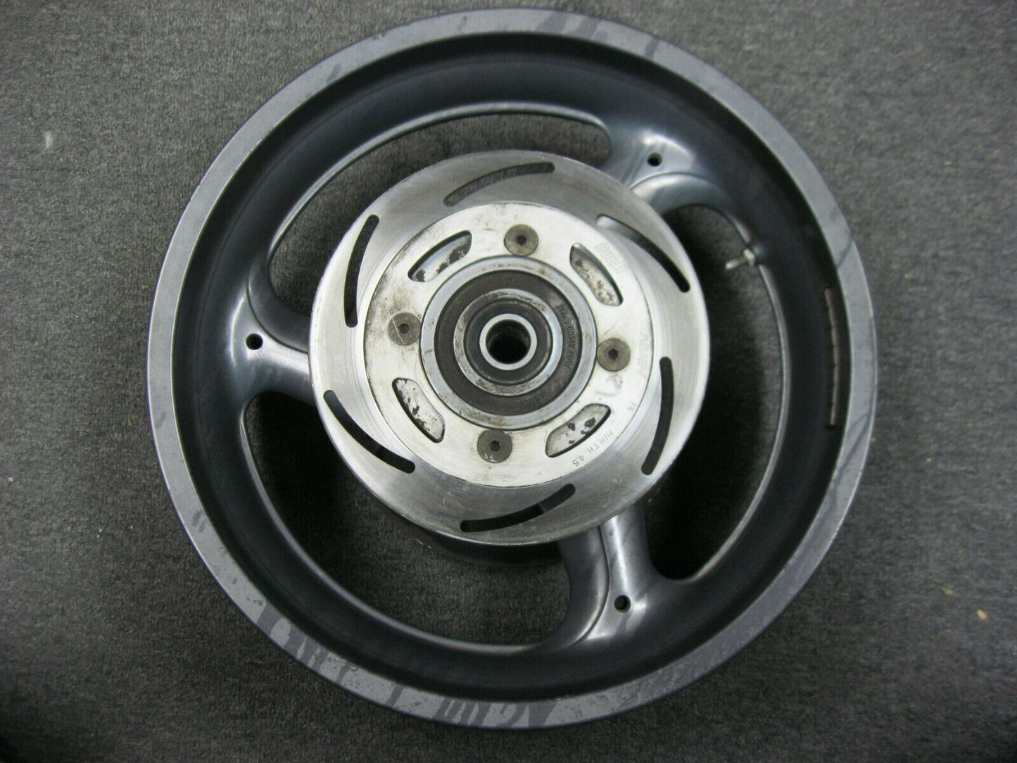 Buell OEM 17 X 5.00 Cast Rear Wheel 3 Spoke - 1997 1998 Thunderbolt / Lightning