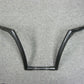 Handlebars 14" Rise 1 1/4 Dia. Black for Harley Davidson Models Fly By Wire