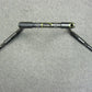 Handlebars 14" Rise 1 1/4 Dia. Black for Harley Davidson Models Fly By Wire