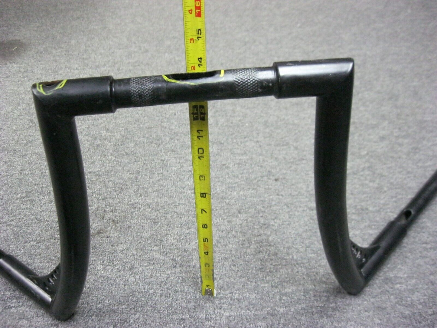 Handlebars 14" Rise 1 1/4 Dia. Black for Harley Davidson Models Fly By Wire
