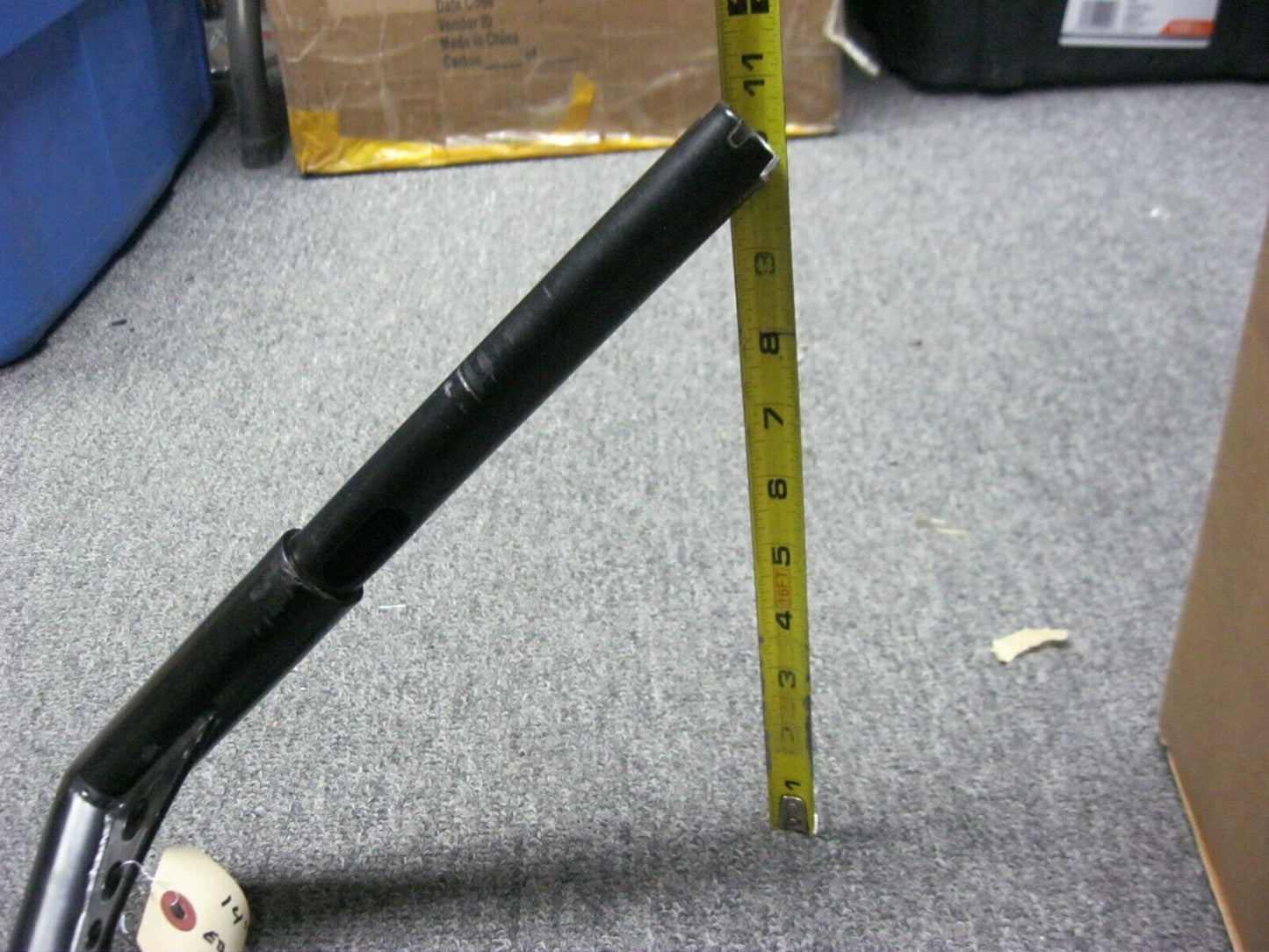 Handlebars 14" Rise 1 1/4 Dia. Black for Harley Davidson Models Fly By Wire