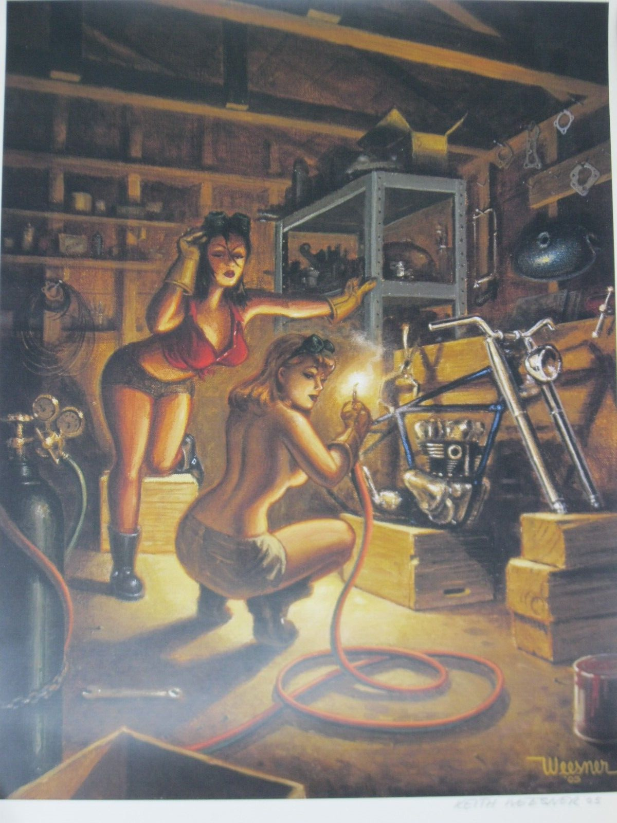 Keith Weesner Print Signed