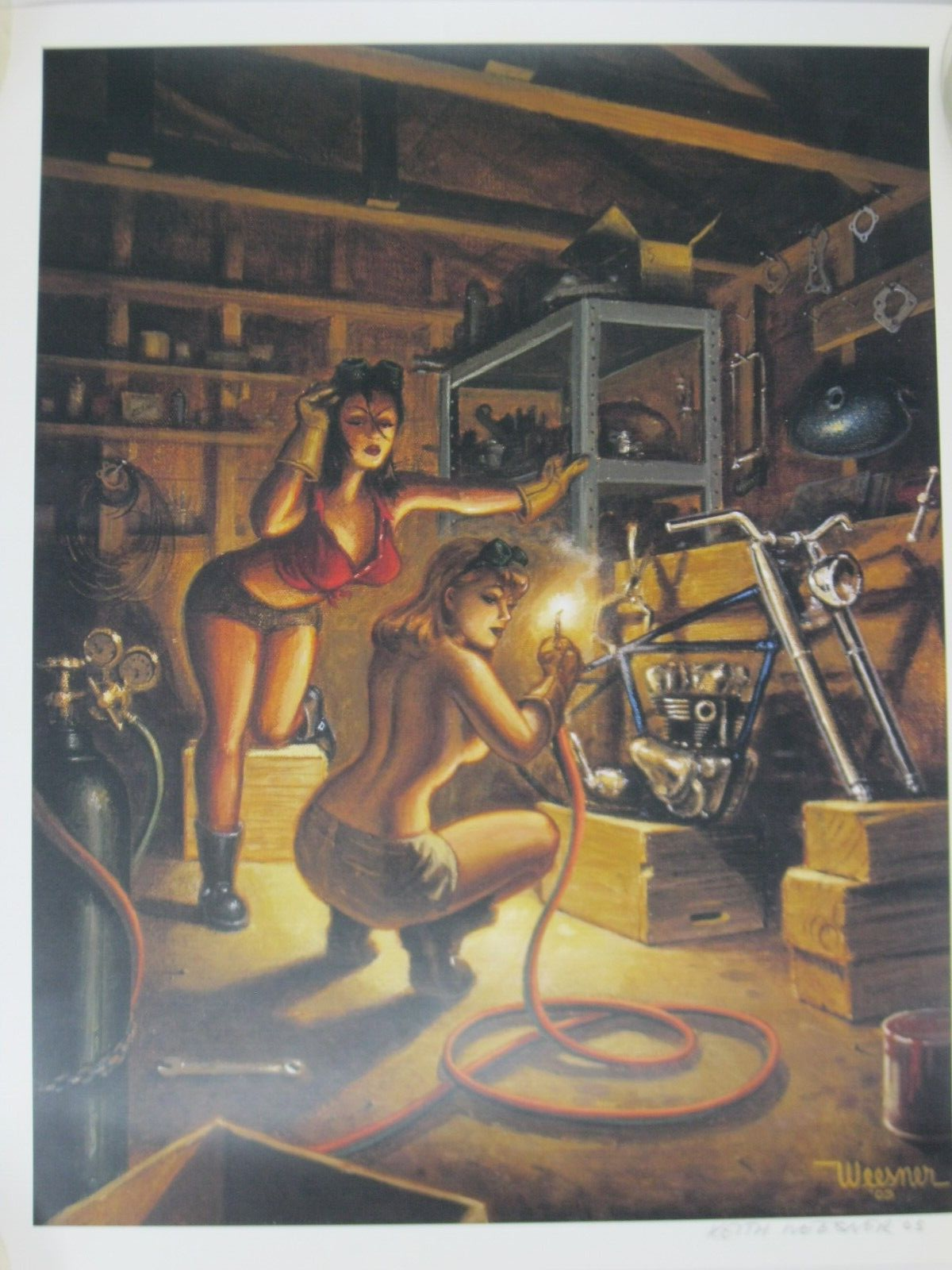 Keith Weesner Print Signed