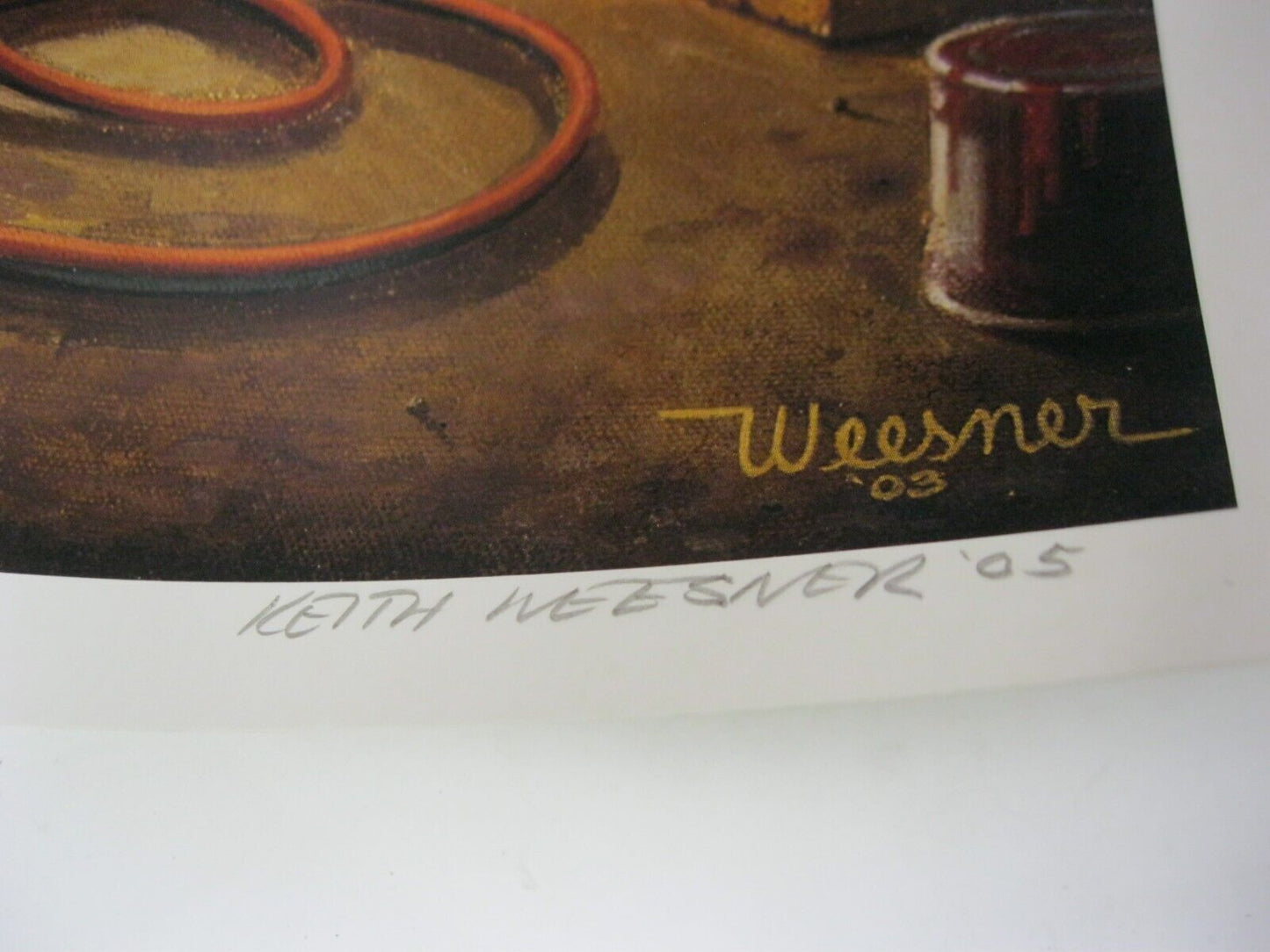 Keith Weesner Print Signed