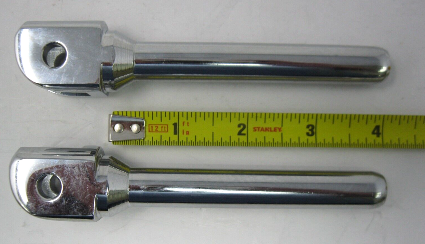 Unbranded 4" Chrome Female Peg Mounts Multi-Fit