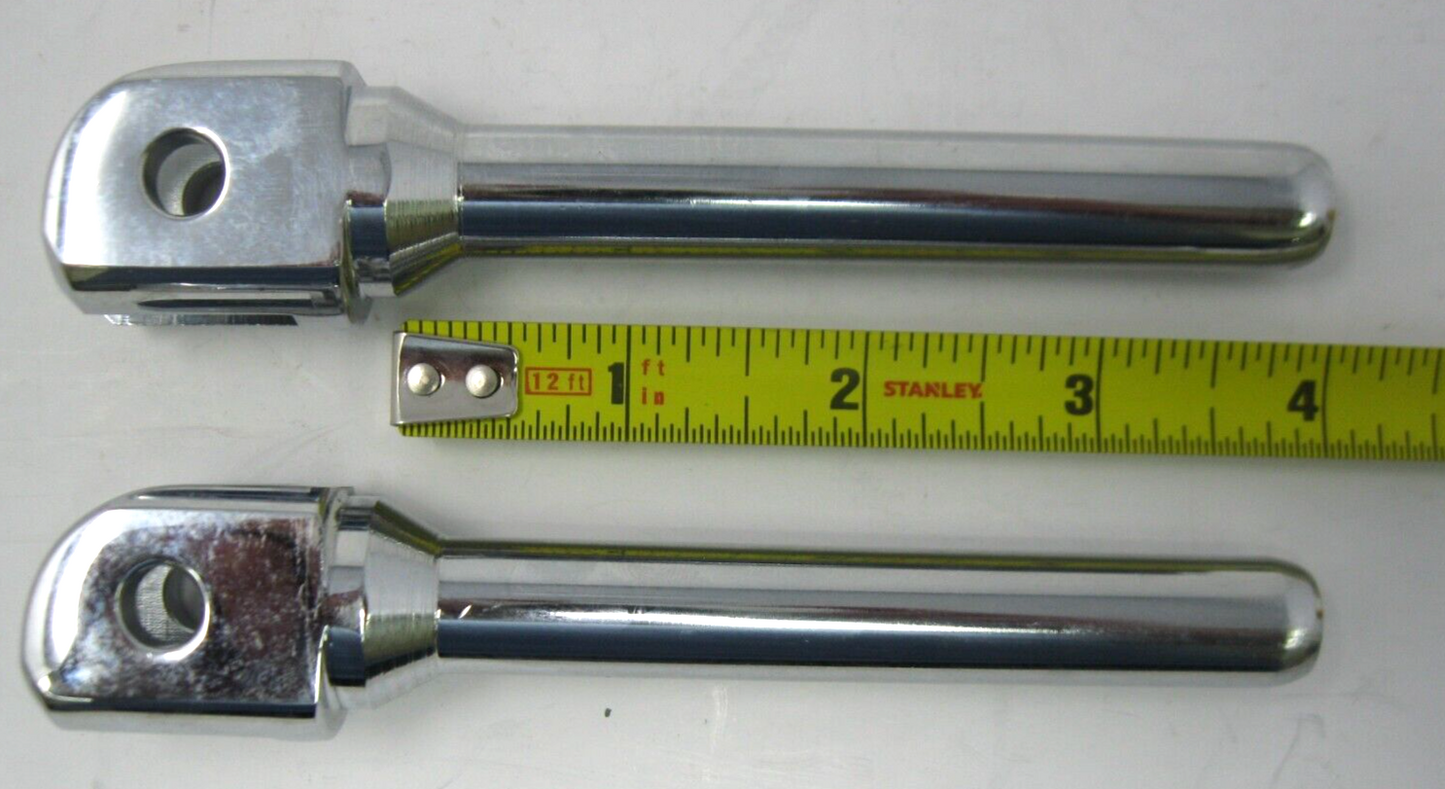 Unbranded 4" Chrome Female Peg Mounts Multi-Fit