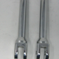 Unbranded 4" Chrome Female Peg Mounts Multi-Fit