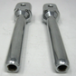 Unbranded 4" Chrome Female Peg Mounts Multi-Fit