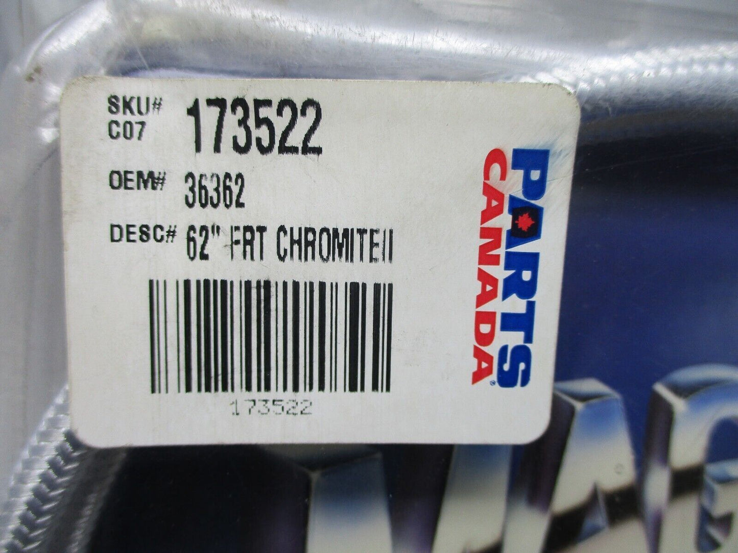 Magnum 62'' Front Chrome Single Disc Brake Line 173522