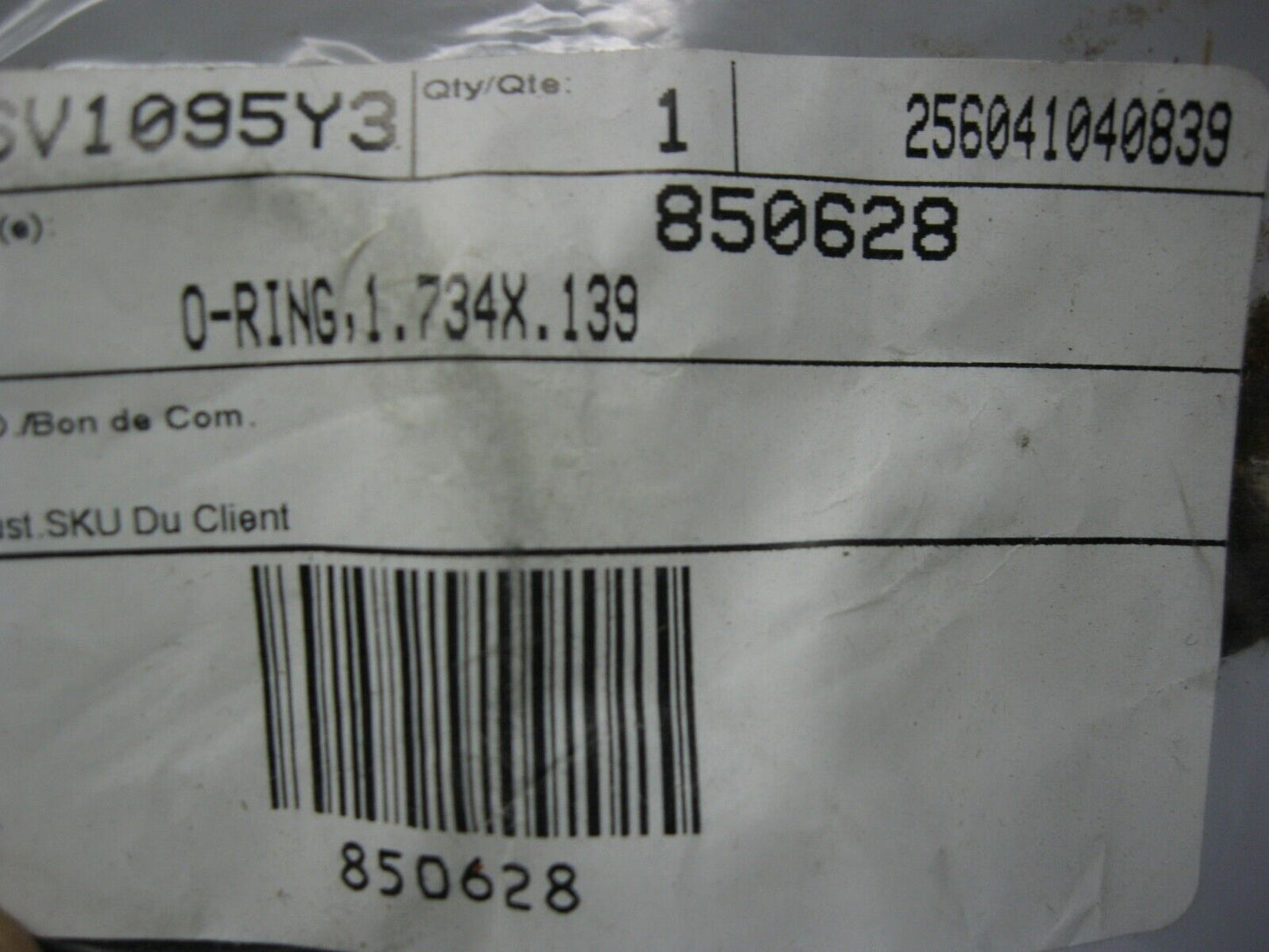 DeWALT OEM O-Ring 1.734x.139 850628
