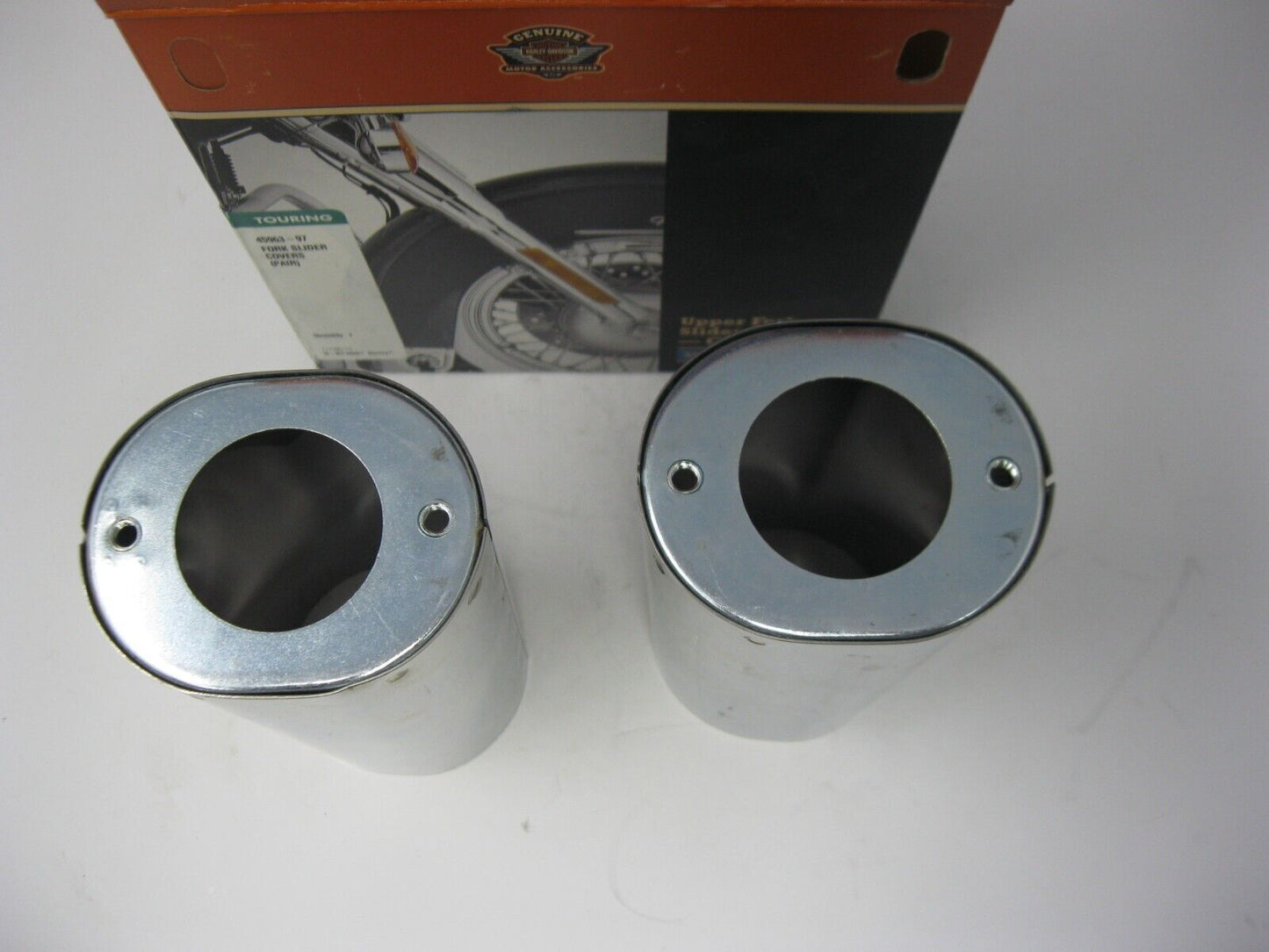 Harley-Davidson OEM 06-15 FLS\FLH\FLT Fork Tube Covers 45963-97