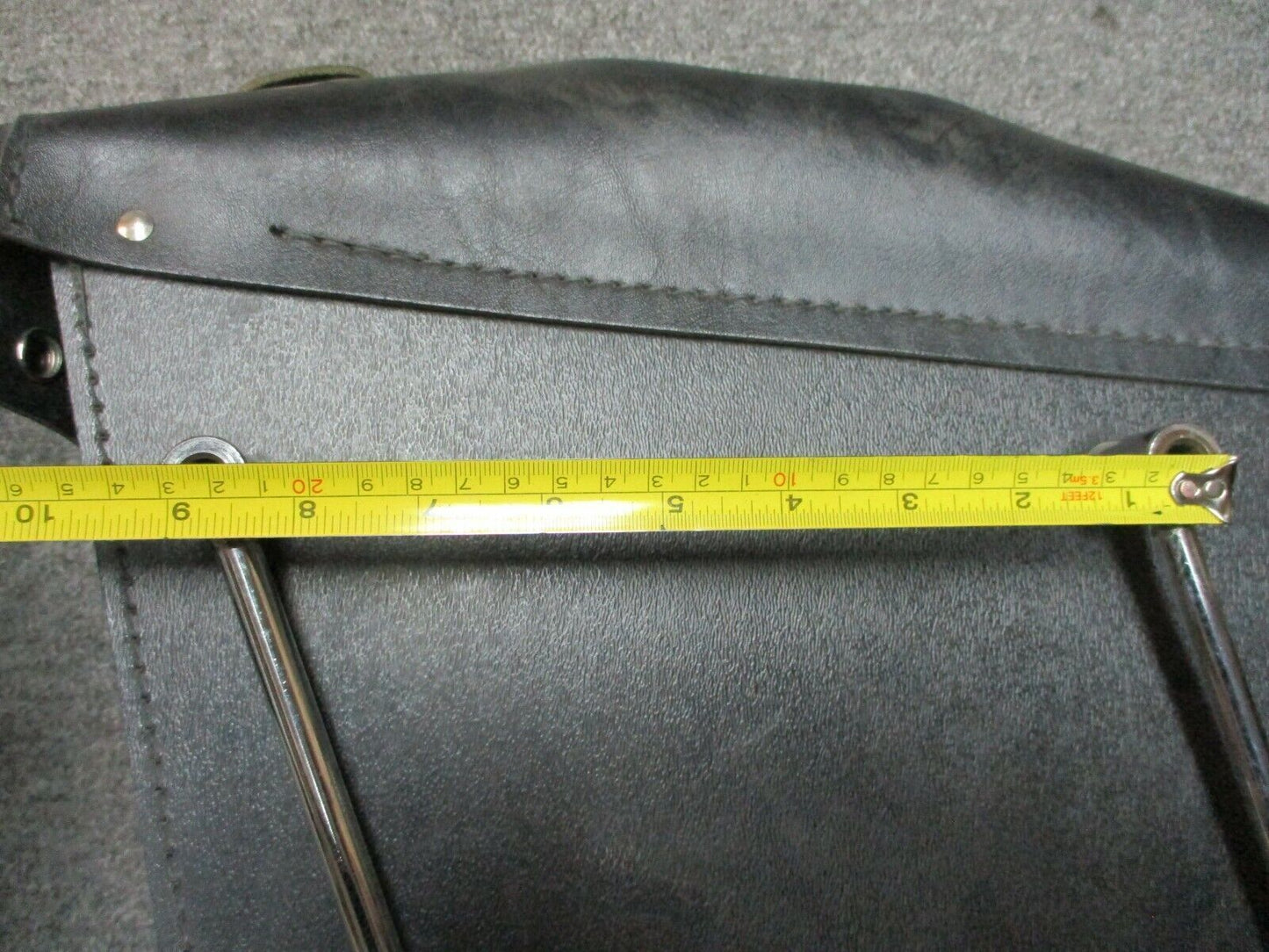 Saddle Bags Leather Black Aftermarket Roadkrome fits Harley Davidson Models