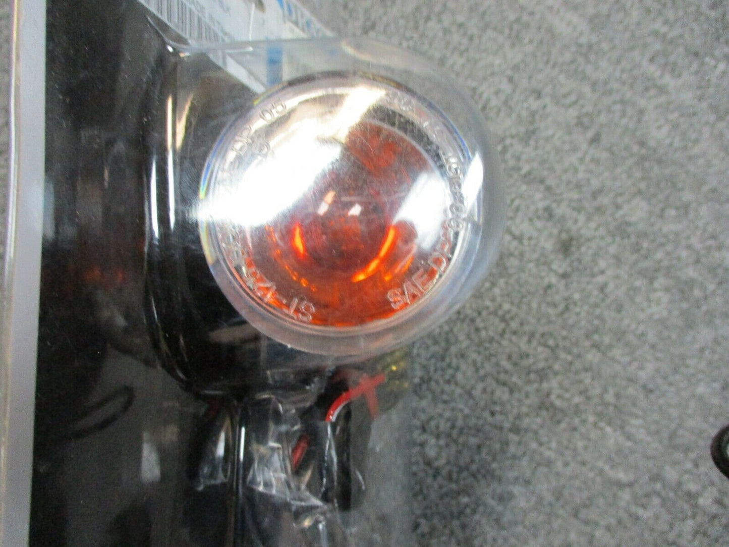Drag Specialties Deuce Rear Turn Signal Matte Black PN# 2020-0497 fits Harley