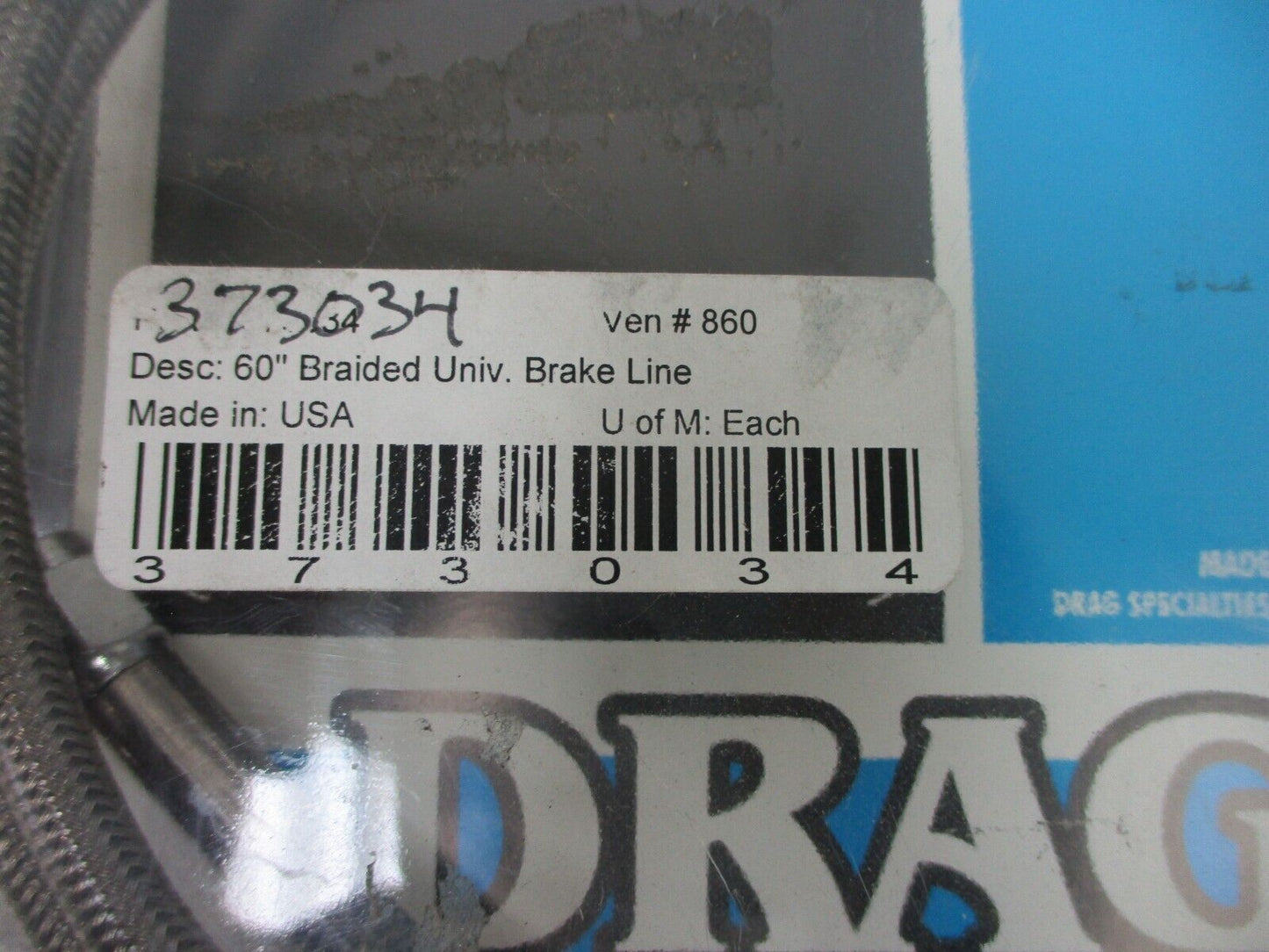 Drag Specialties  60" Braided Univ Brake Line 373034
