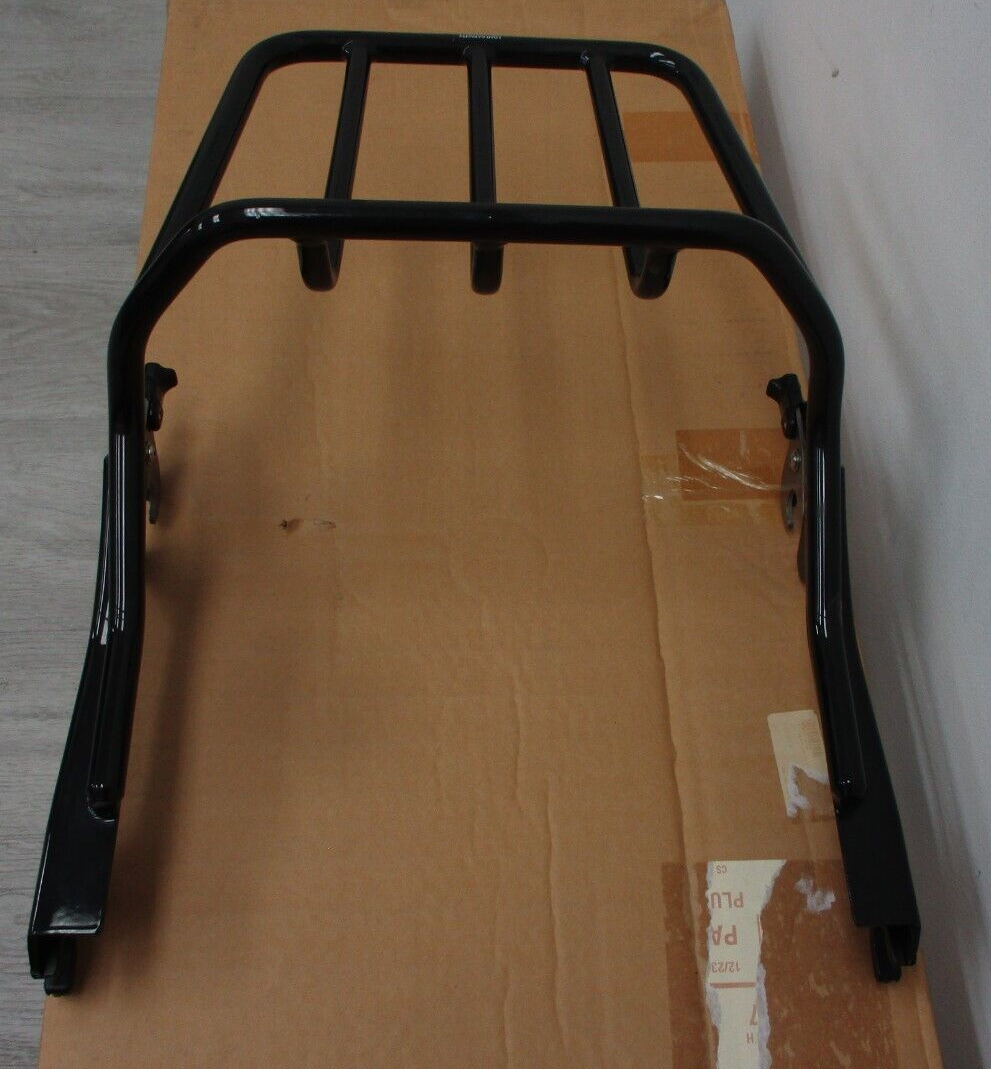 Harley-Davidson  Gloss Black Holdfast  Two-up  Luggage Rack 50300135