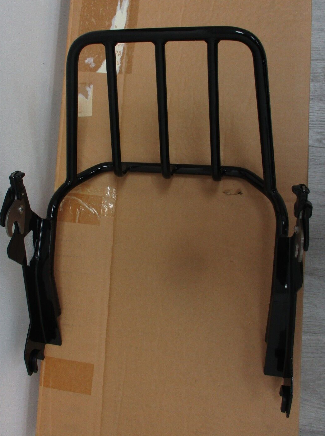 Harley-Davidson  Gloss Black Holdfast  Two-up  Luggage Rack 50300135