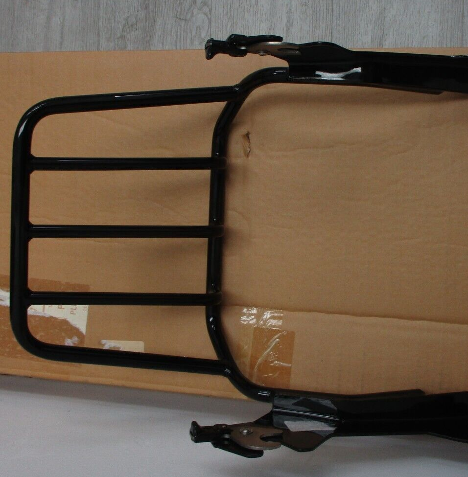 Harley-Davidson  Gloss Black Holdfast  Two-up  Luggage Rack 50300135