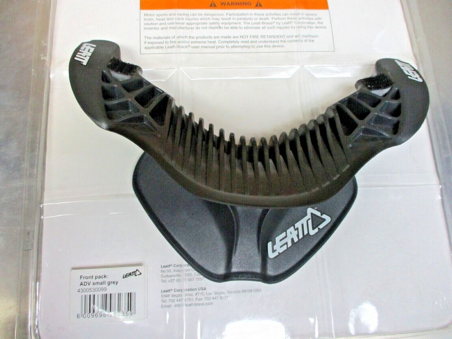 Leatt Front Brace Pack GPX Adventure Grey/Black 4300530099 (191-669)