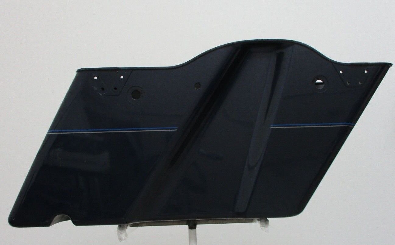 Harley Davidson OEM Left Saddlebag Blue w/Pin Stripe