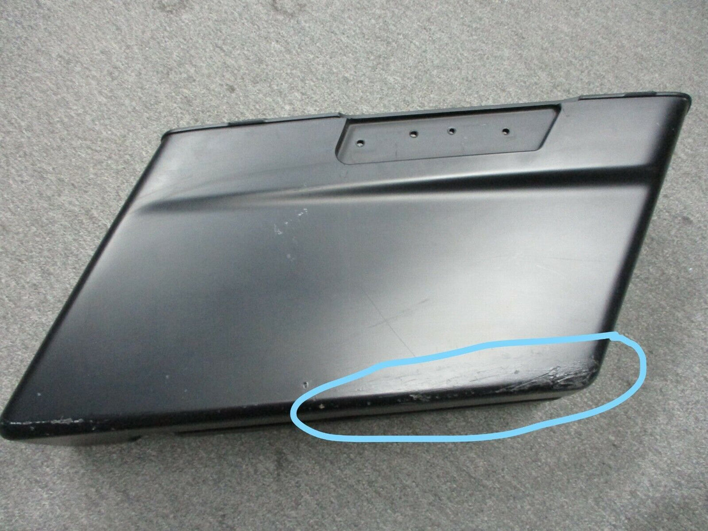 Harley Davidson OEM Right Side Saddlebag Lower Black Denim 90828-10BYM